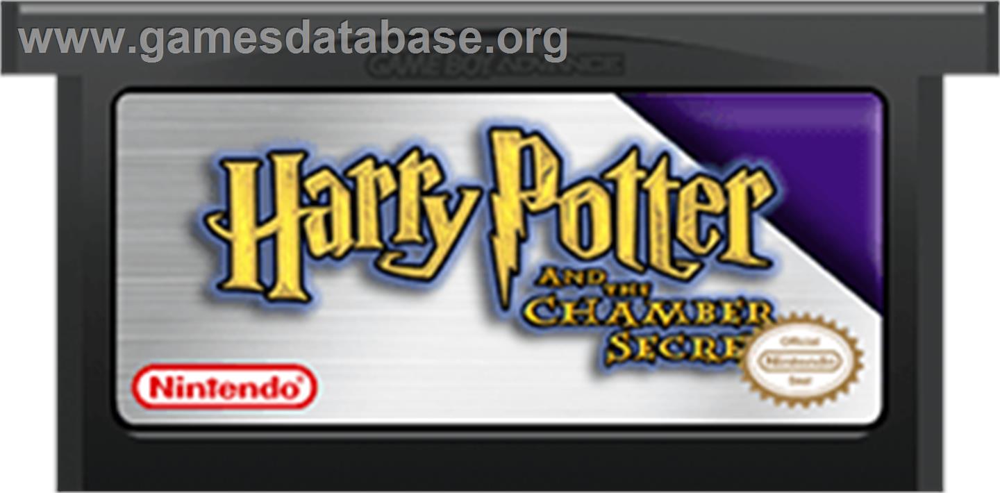 Harry Potter and the Chamber of Secrets - Nintendo Game Boy Advance - Artwork - Cartridge