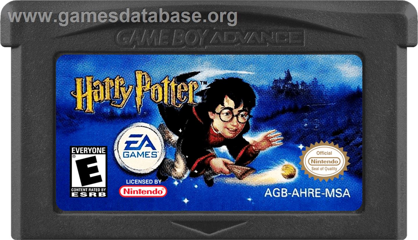Harry Potter and the Philosopher's Stone - Nintendo Game Boy Advance - Artwork - Cartridge
