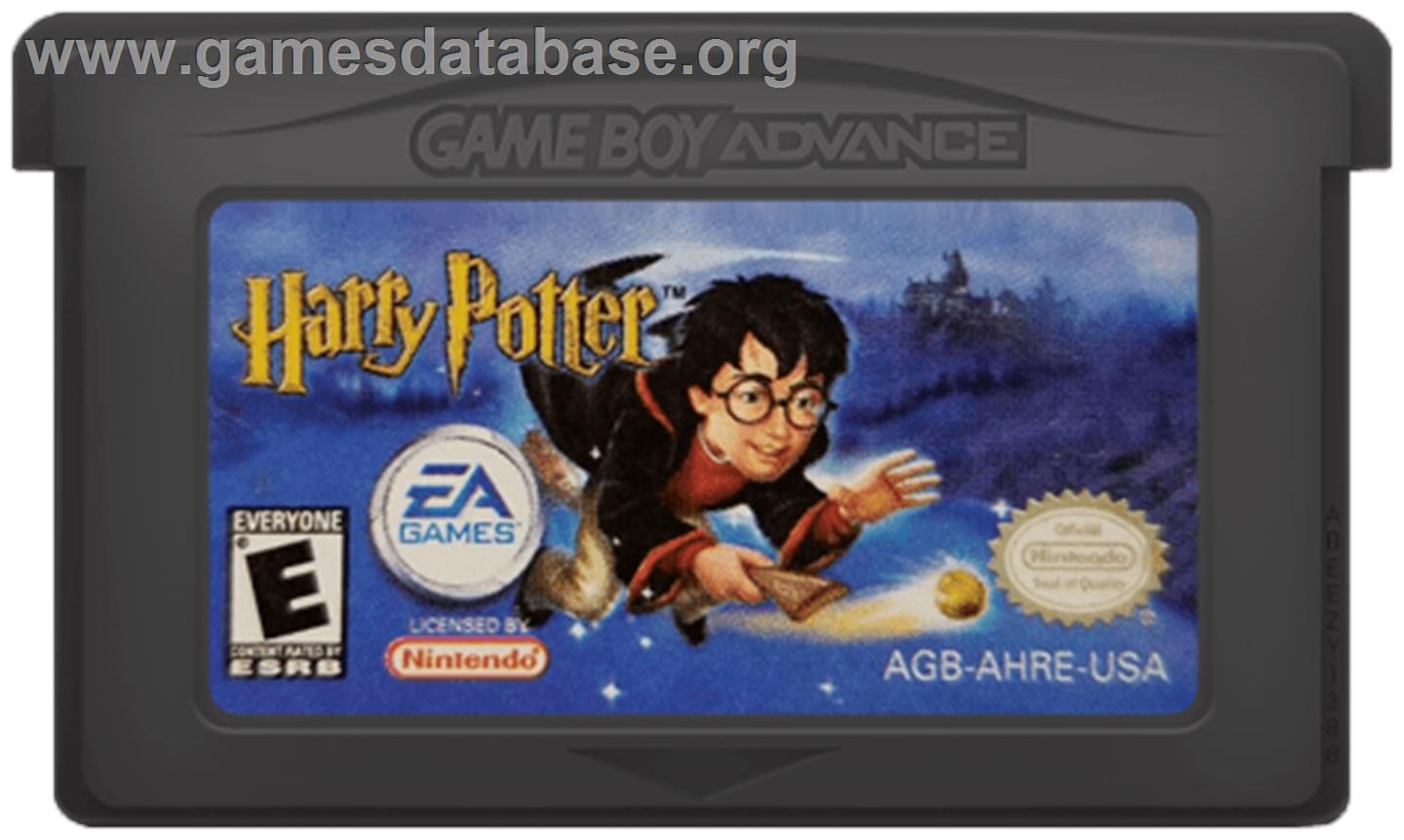Harry Potter and the Sorcerer's Stone - Nintendo Game Boy Advance - Artwork - Cartridge