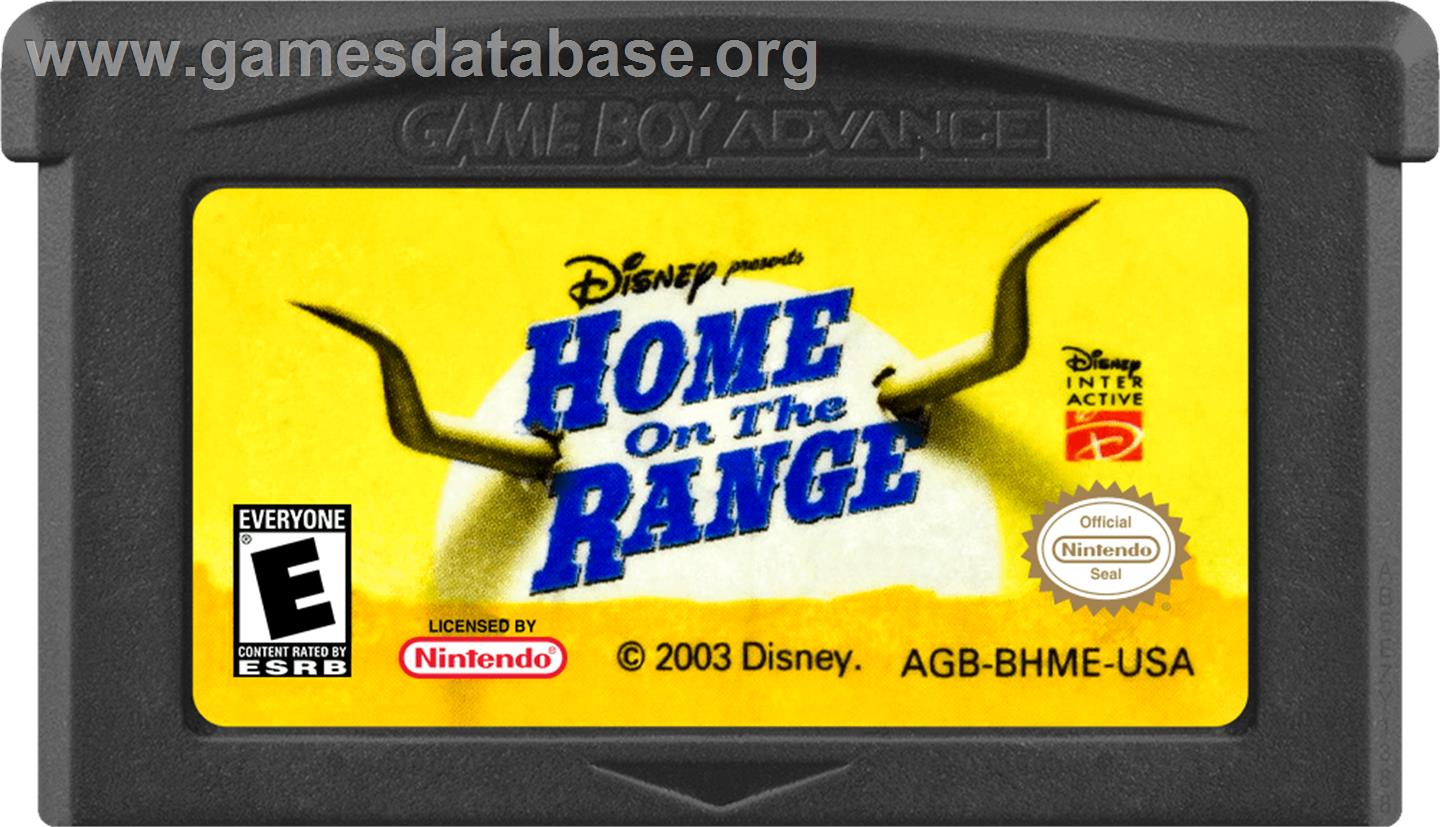 Home On The Range - Nintendo Game Boy Advance - Artwork - Cartridge