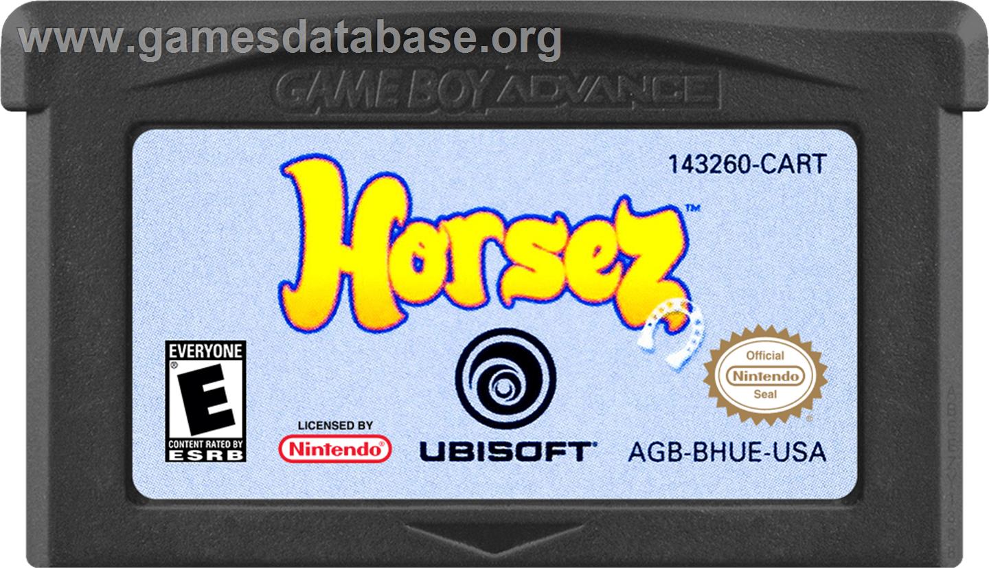 Horsez - Nintendo Game Boy Advance - Artwork - Cartridge