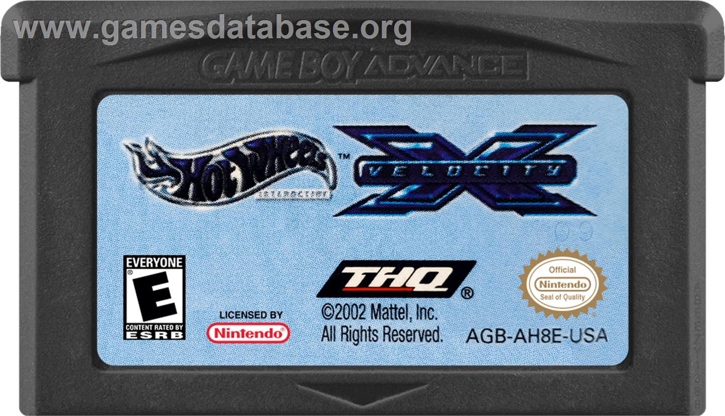 Hot Wheels - Velocity X - Nintendo Game Boy Advance - Artwork - Cartridge