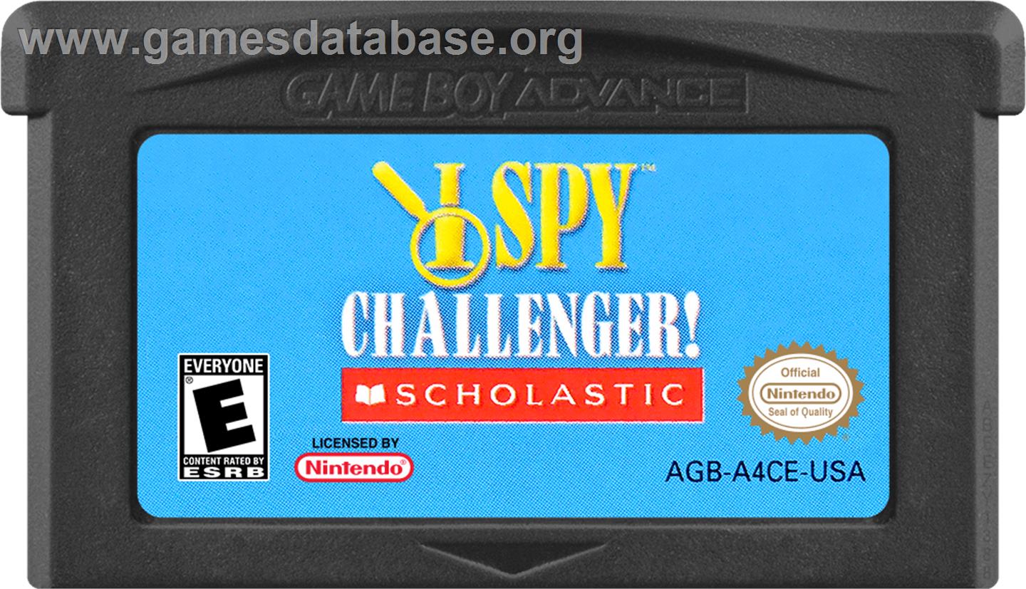 I Spy Challenger! - Nintendo Game Boy Advance - Artwork - Cartridge