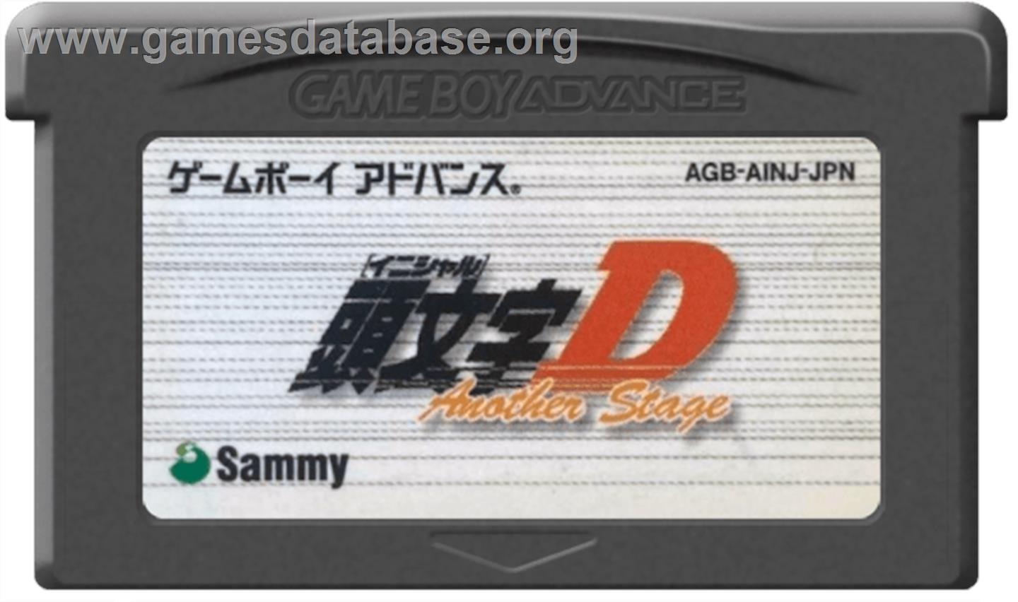 Initial D - Another Stage - Nintendo Game Boy Advance - Artwork - Cartridge