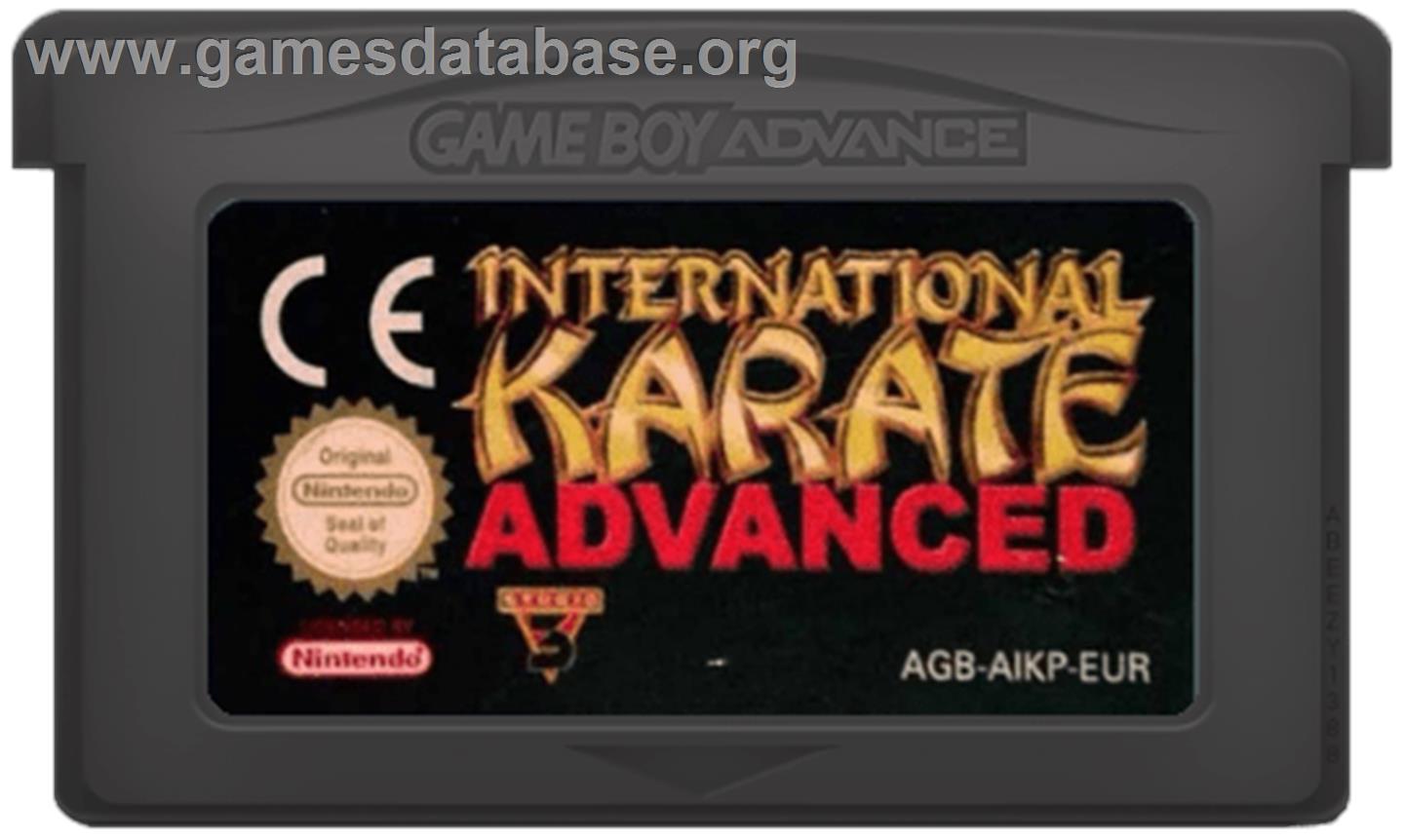 International Karate Advanced - Nintendo Game Boy Advance - Artwork - Cartridge