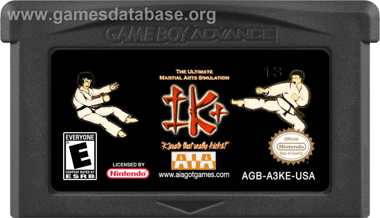 International Karate Plus - Nintendo Game Boy Advance - Artwork - Cartridge