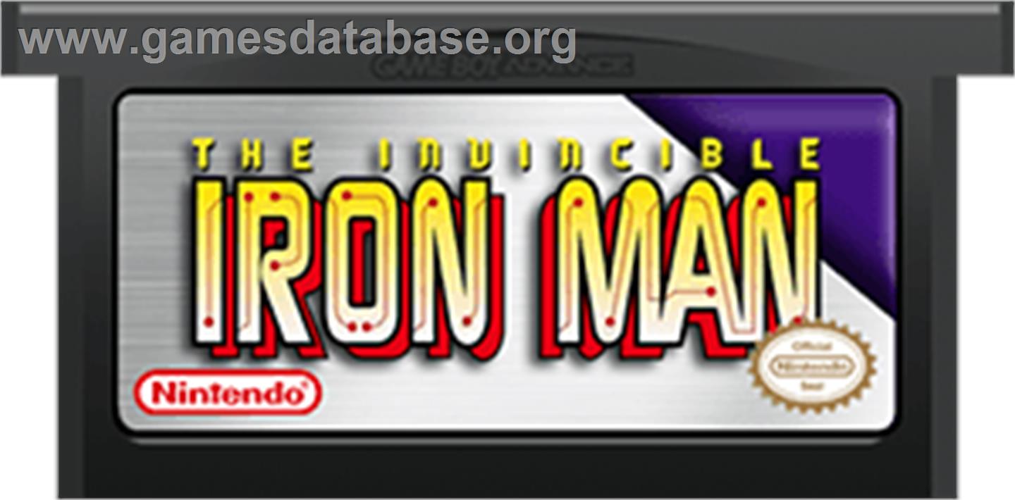 Invincible Iron Man - Nintendo Game Boy Advance - Artwork - Cartridge
