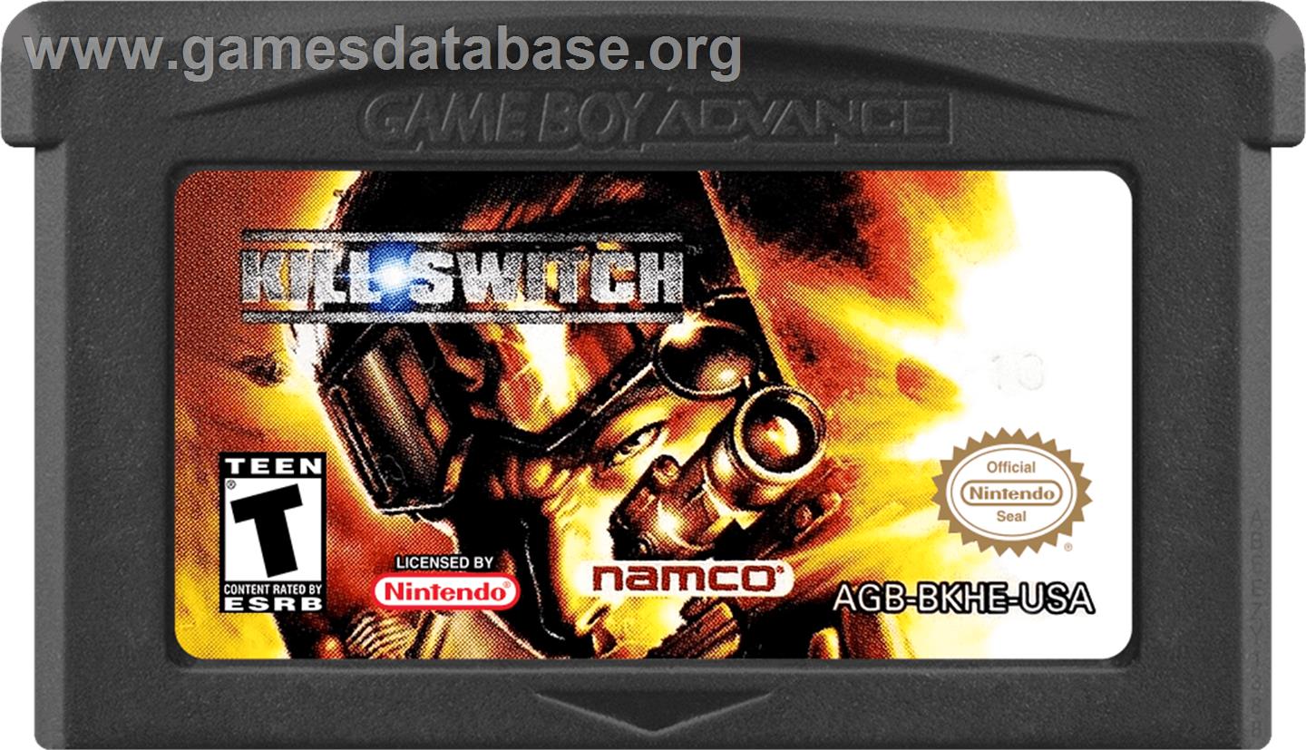 Kill.switch - Nintendo Game Boy Advance - Artwork - Cartridge