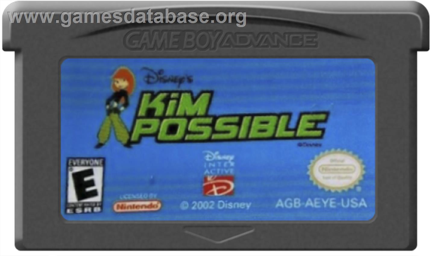 Kim Possible: Revenge of Monkey Fist - Nintendo Game Boy Advance - Artwork - Cartridge