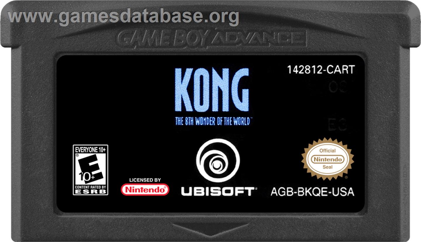 King Kong - The Official Game of the Movie - Nintendo Game Boy Advance - Artwork - Cartridge