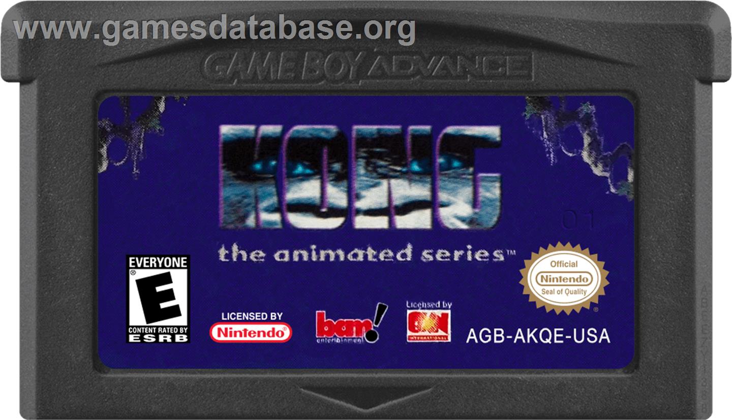 Kong - The Animated Series - Nintendo Game Boy Advance - Artwork - Cartridge