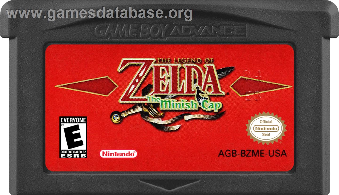 Legend Of Zelda - The Minish Cap, The - Nintendo Game Boy Advance - Artwork - Cartridge