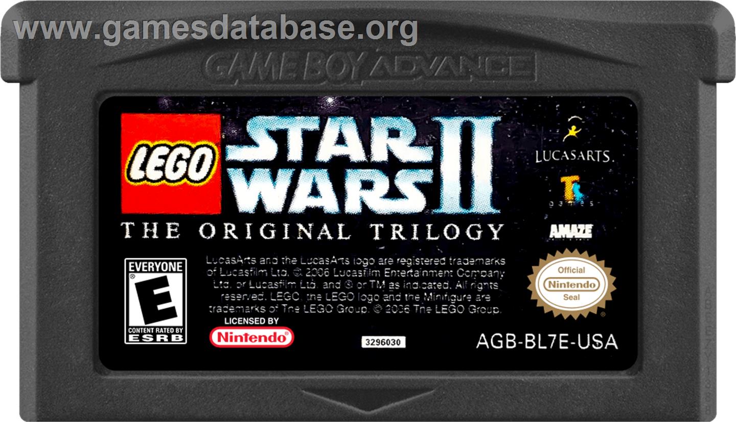 Lego Star Wars 2 - The Original Trilogy - Nintendo Game Boy Advance - Artwork - Cartridge