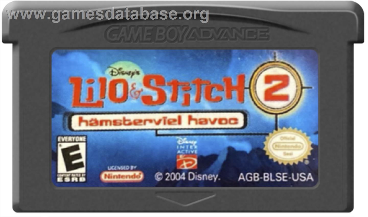 Lilo & Stitch 2: Hamsterviel Havoc - Nintendo Game Boy Advance - Artwork - Cartridge