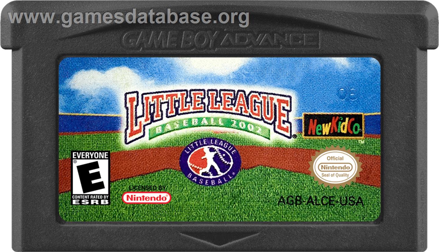 Little League Baseball 2002 - Nintendo Game Boy Advance - Artwork - Cartridge