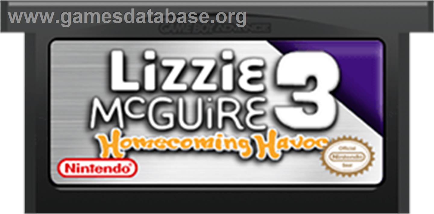 Lizzie McGuire 3: Homecoming Havoc - Nintendo Game Boy Advance - Artwork - Cartridge