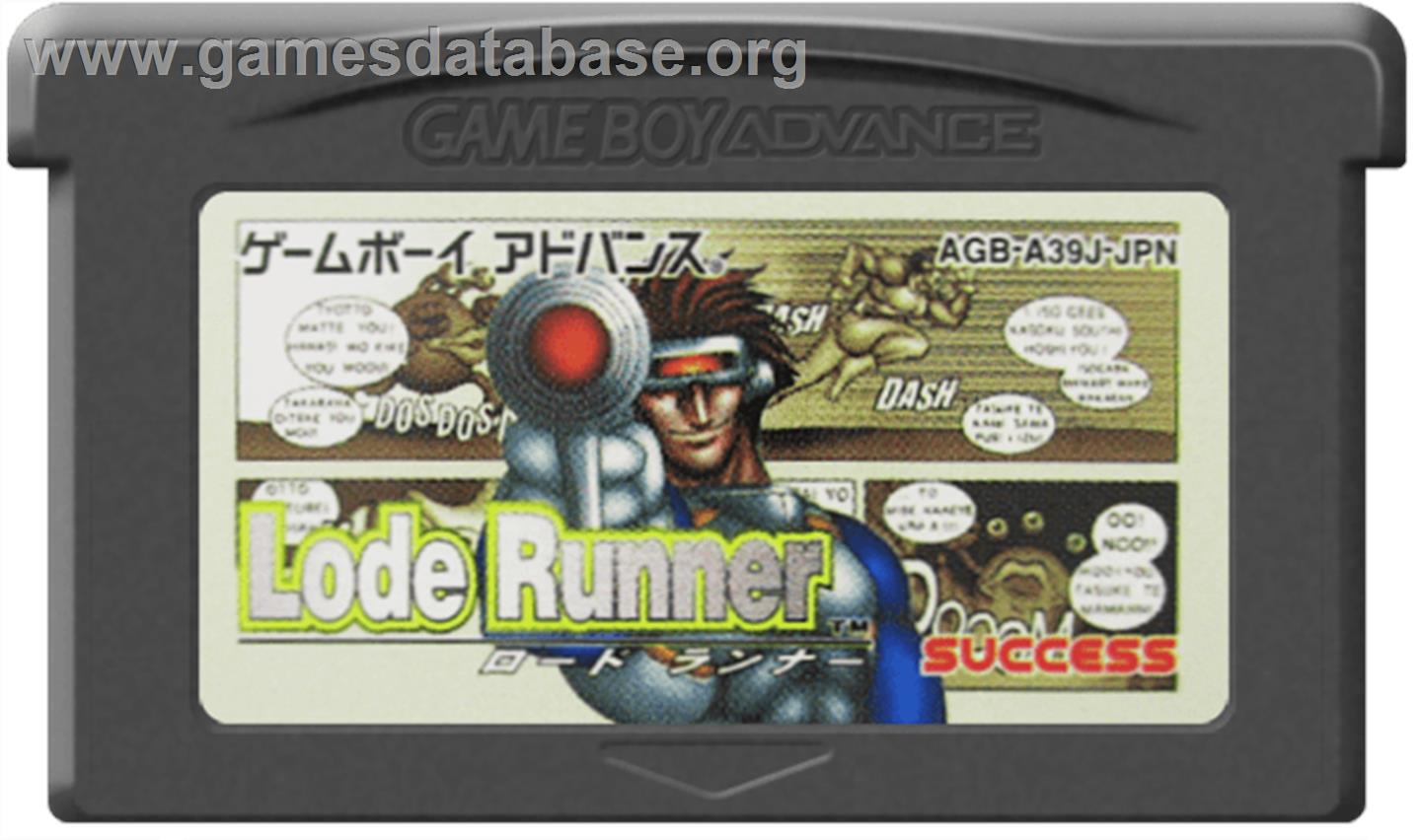 Lode Runner - Nintendo Game Boy Advance - Artwork - Cartridge