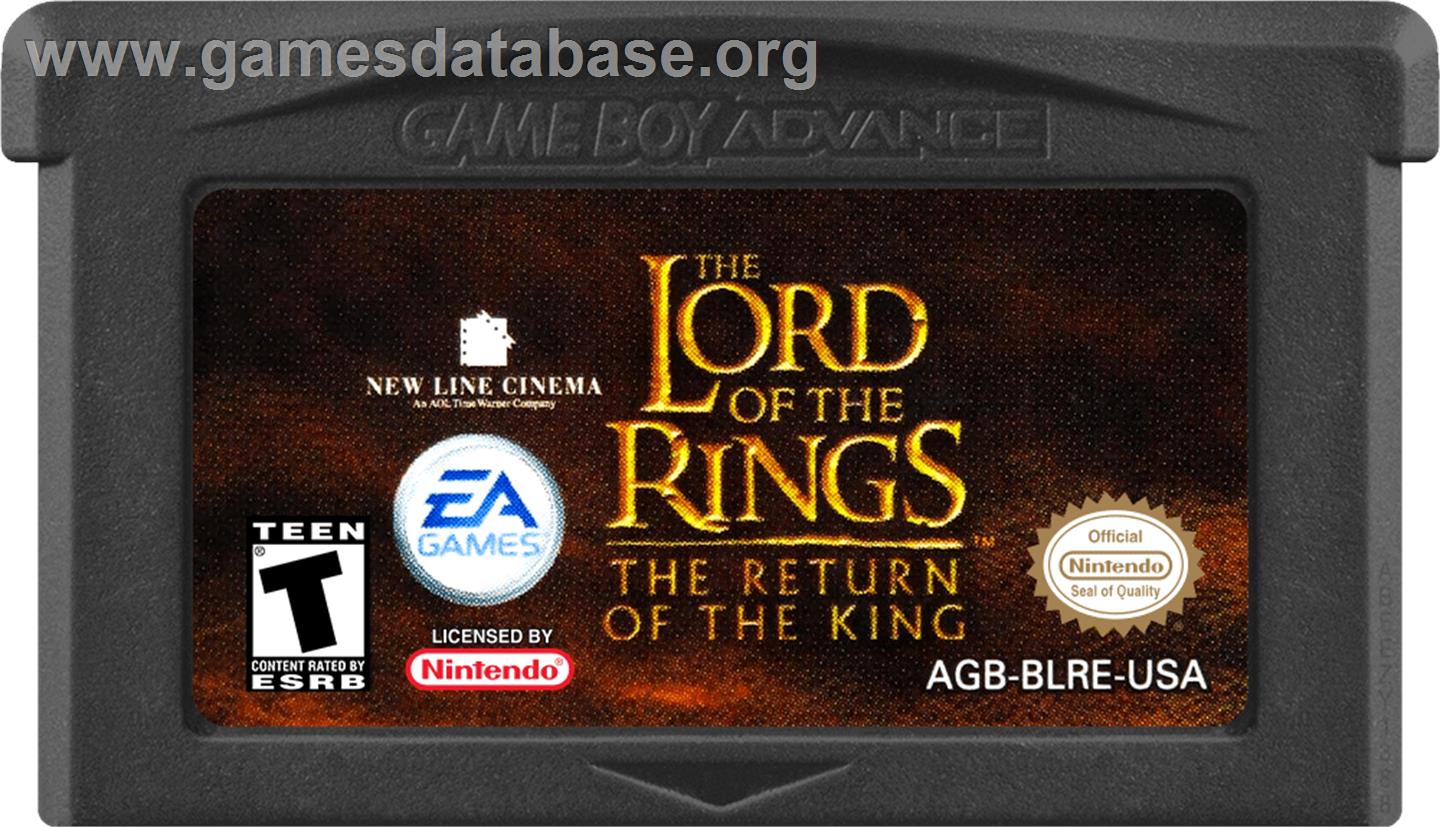 Lord of the Rings, The - The Return of the King (Vast Fame) - Nintendo Game Boy Advance - Artwork - Cartridge