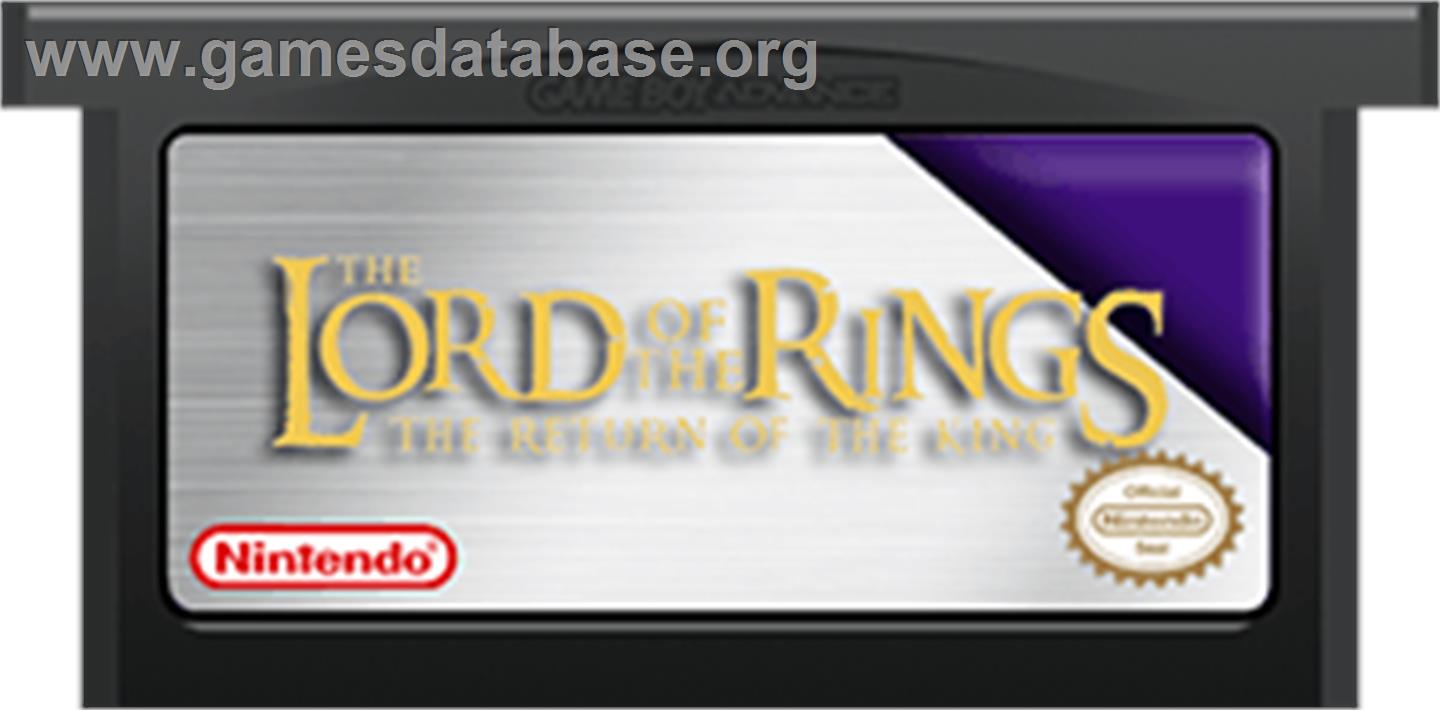 Lord of the Rings: The Return of the King - Nintendo Game Boy Advance - Artwork - Cartridge