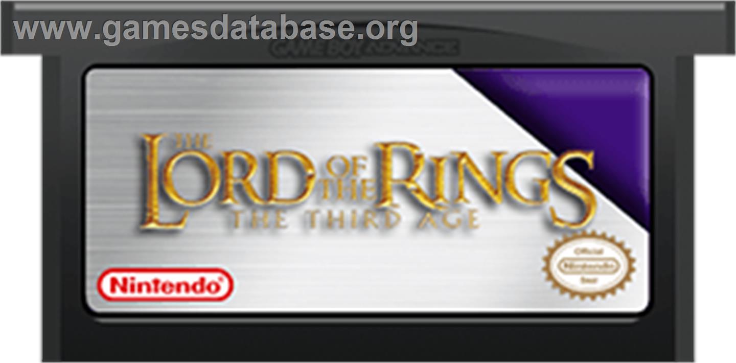 Lord of the Rings: The Third Age - Nintendo Game Boy Advance - Artwork - Cartridge