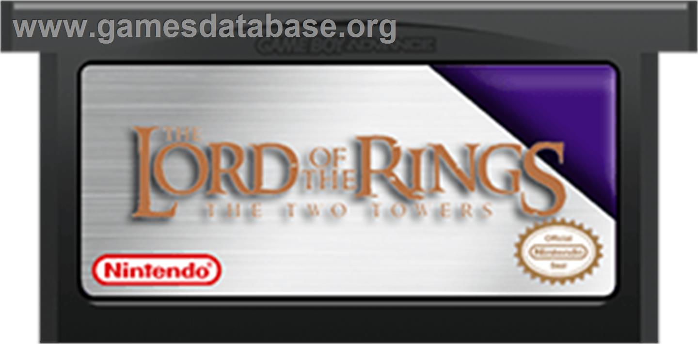 Lord of the Rings: The Two Towers - Nintendo Game Boy Advance - Artwork - Cartridge