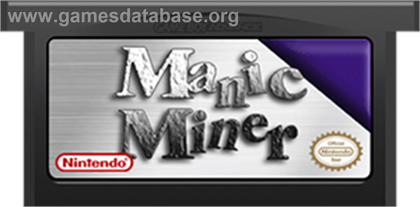 Manic Miner - Nintendo Game Boy Advance - Artwork - Cartridge