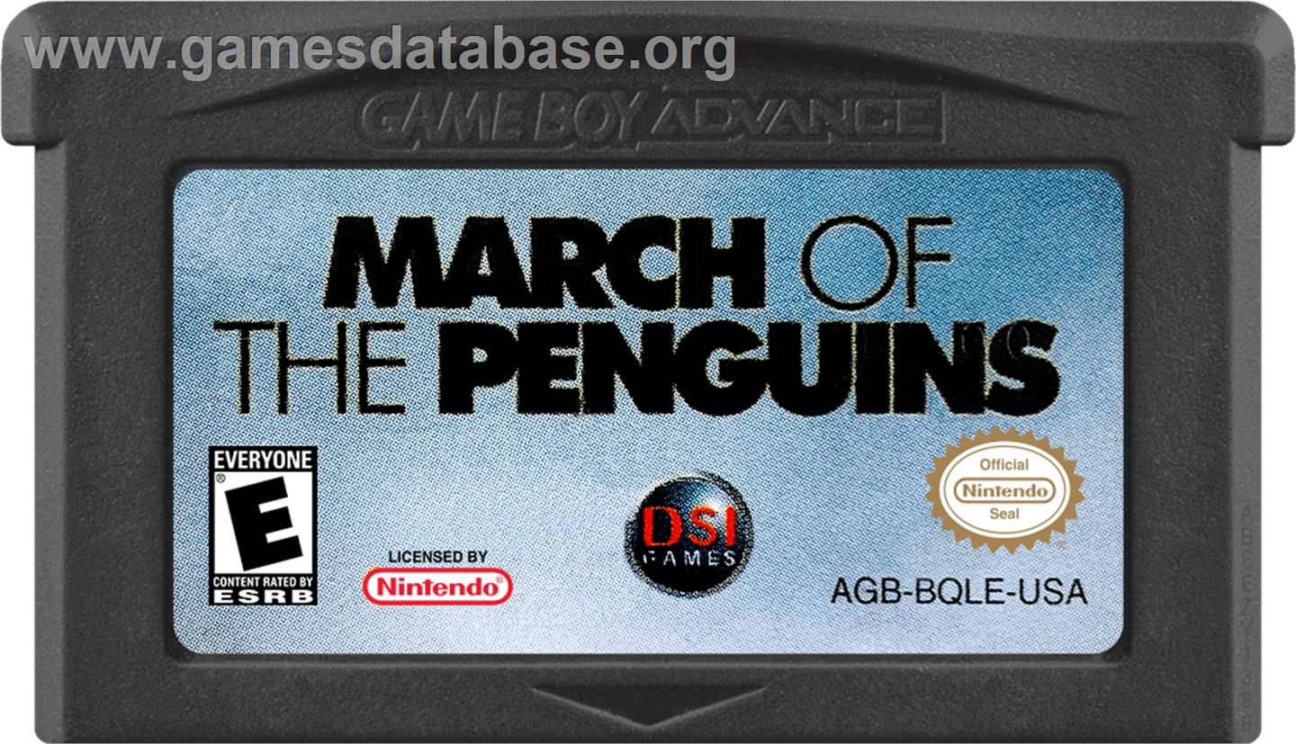 March Of The Penguins - Nintendo Game Boy Advance - Artwork - Cartridge