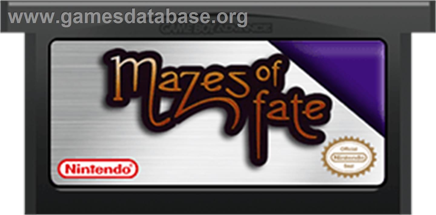 Mazes of Fate - Nintendo Game Boy Advance - Artwork - Cartridge