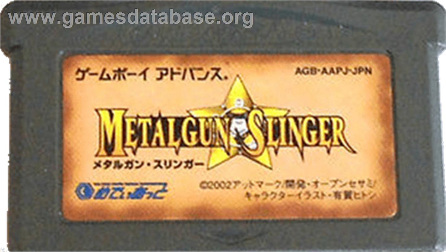 Metalgun Slinger - Nintendo Game Boy Advance - Artwork - Cartridge