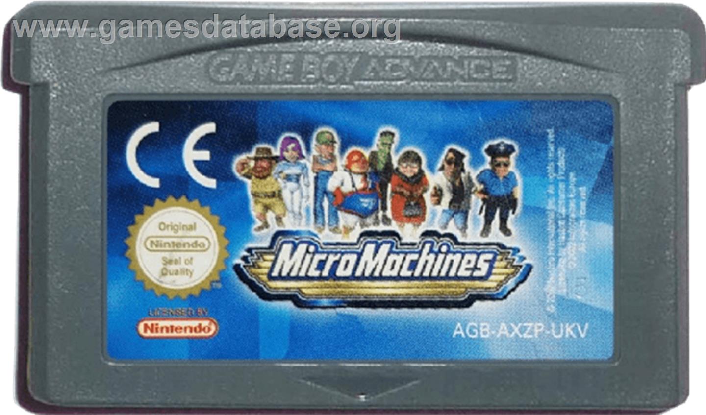 Micro Machines - Nintendo Game Boy Advance - Artwork - Cartridge