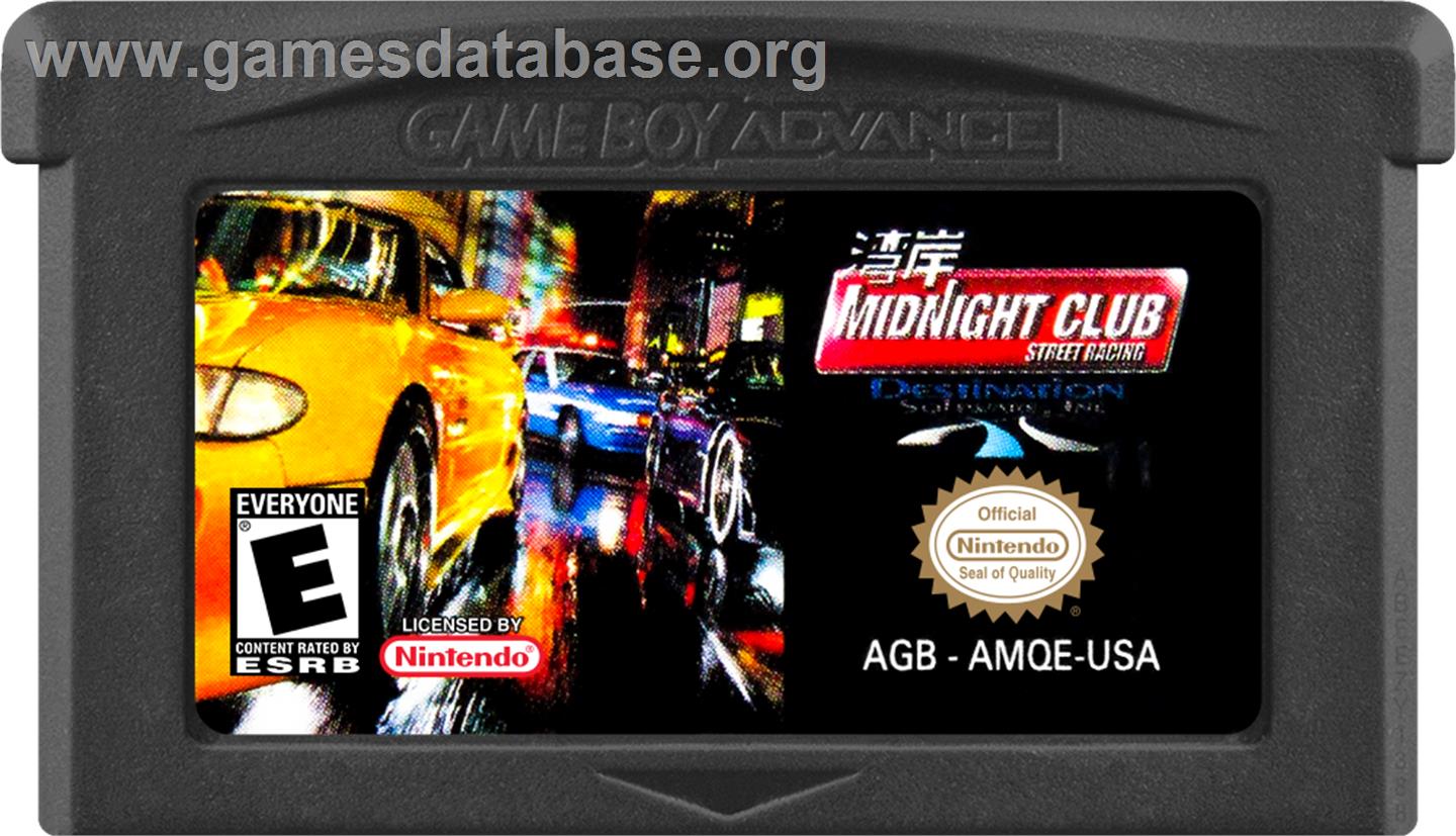 Midnight Club - Street Racing - Nintendo Game Boy Advance - Artwork - Cartridge