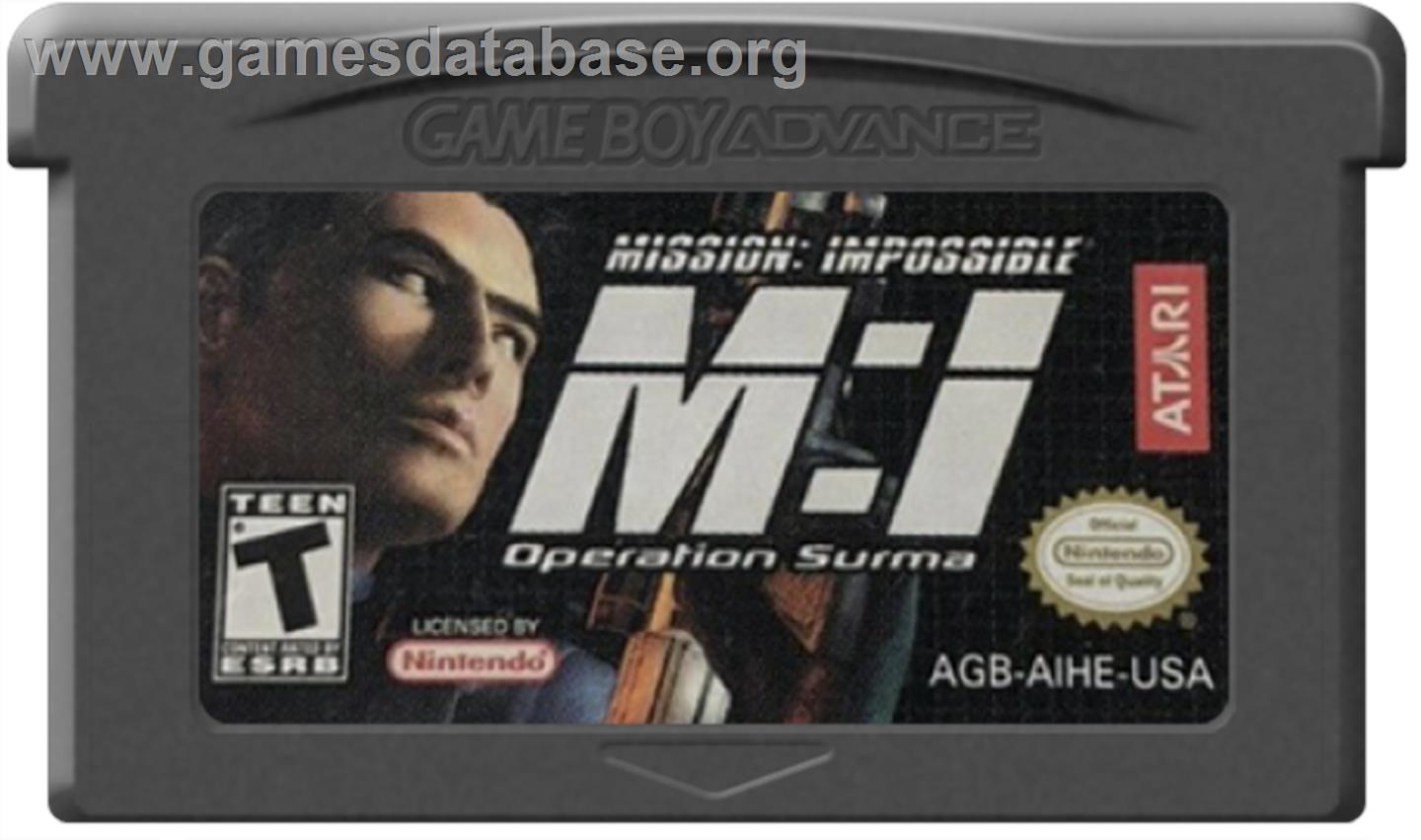 Mission Impossible: Operation Surma - Nintendo Game Boy Advance - Artwork - Cartridge