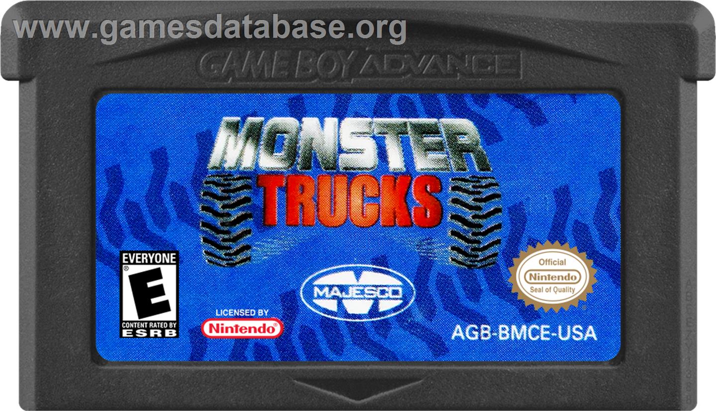 Monster Trucks - Nintendo Game Boy Advance - Artwork - Cartridge