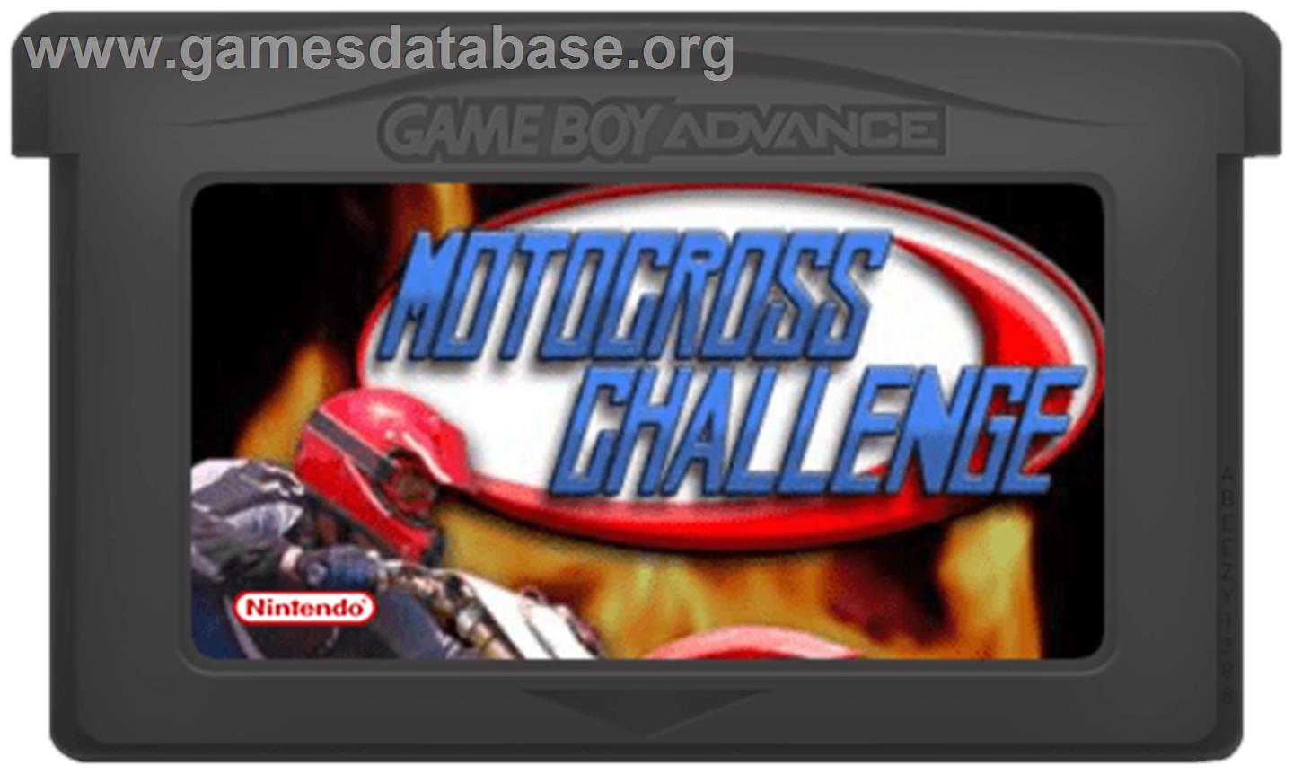 Motocross Challenge - Nintendo Game Boy Advance - Artwork - Cartridge