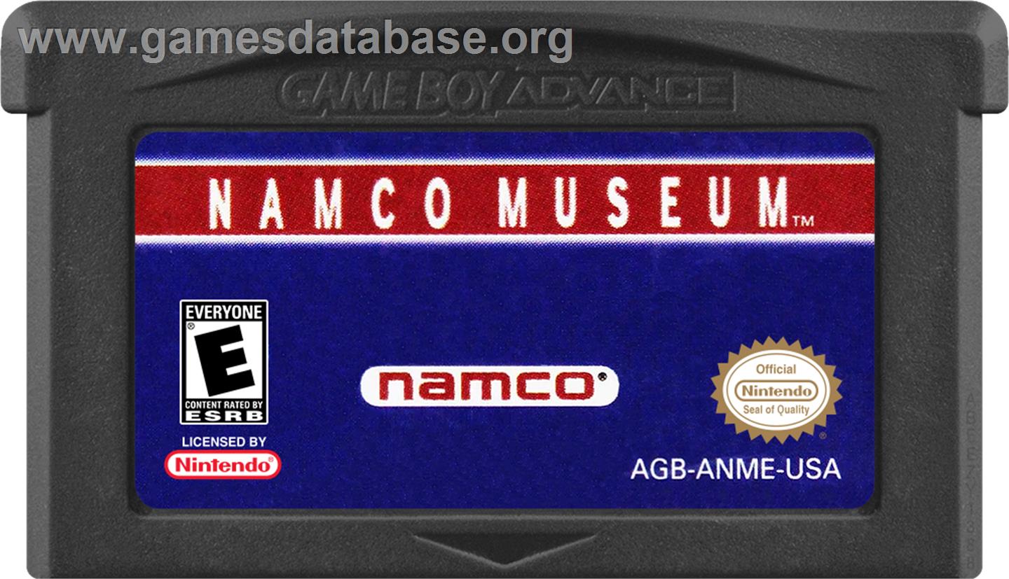 Namco Museum - Nintendo Game Boy Advance - Artwork - Cartridge