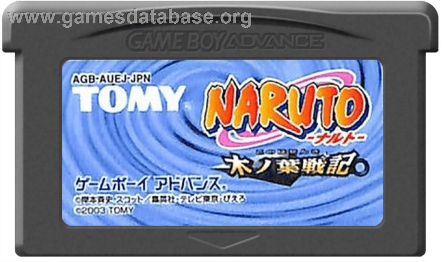 Naruto Konoha Senki - Nintendo Game Boy Advance - Artwork - Cartridge