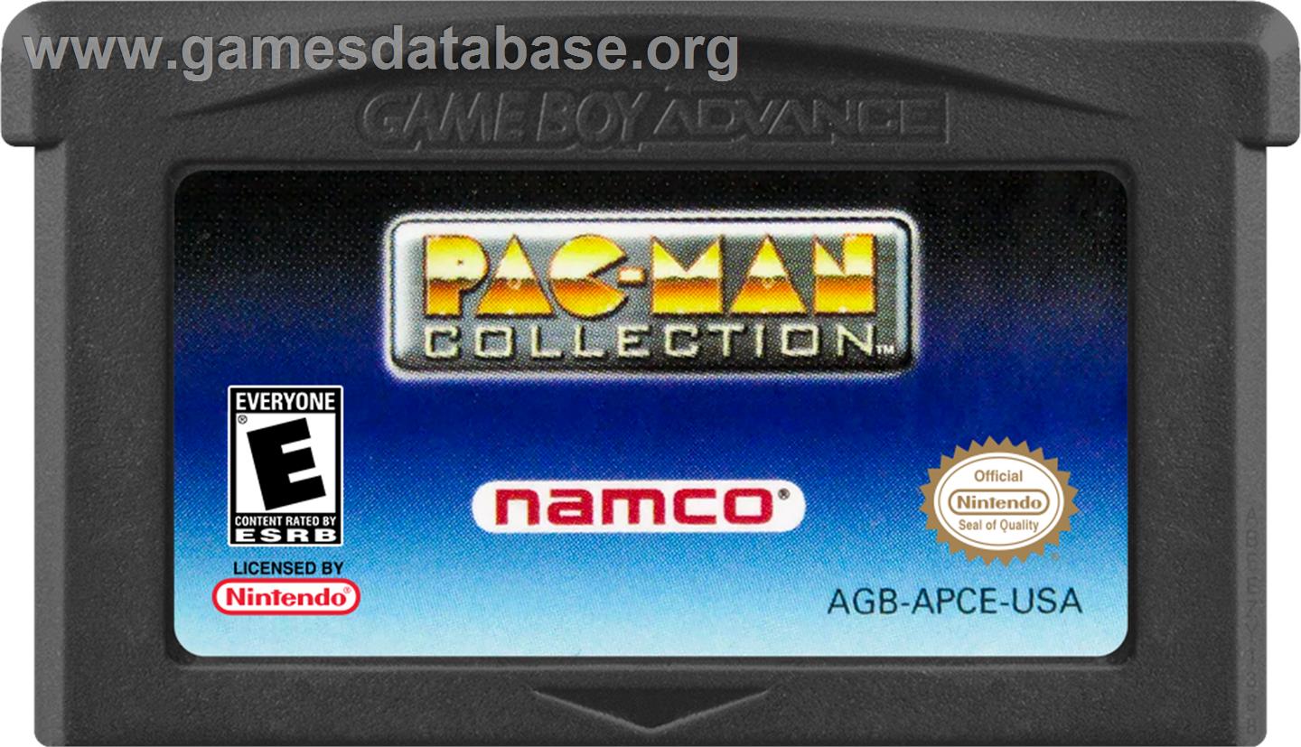 Pac-Man Collection - Nintendo Game Boy Advance - Artwork - Cartridge