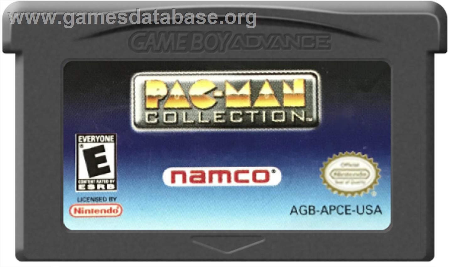 Pac-Man Collection - Nintendo Game Boy Advance - Artwork - Cartridge