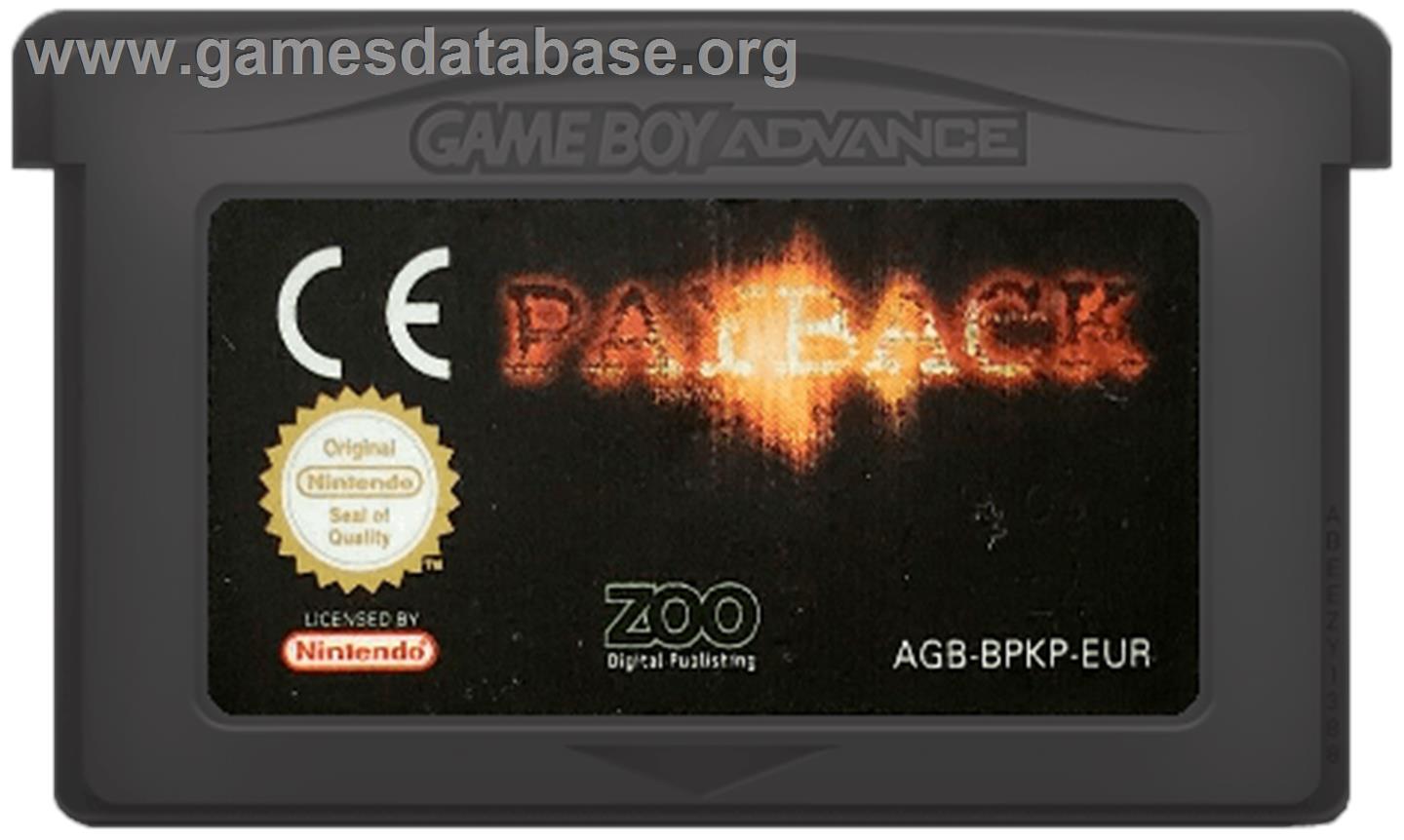 Payback - Nintendo Game Boy Advance - Artwork - Cartridge