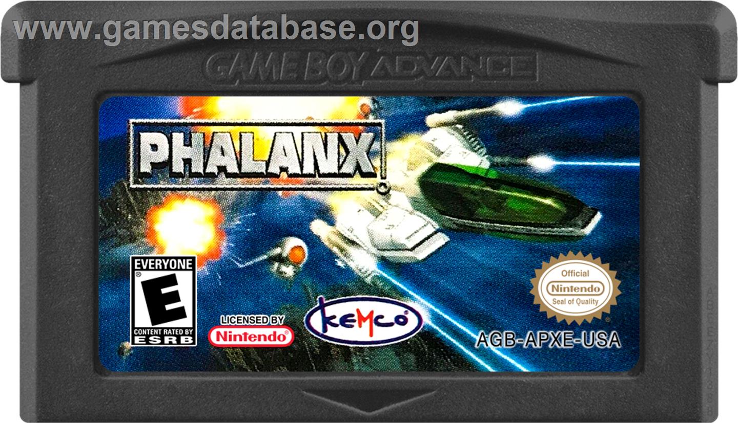 Phalanx - Nintendo Game Boy Advance - Artwork - Cartridge
