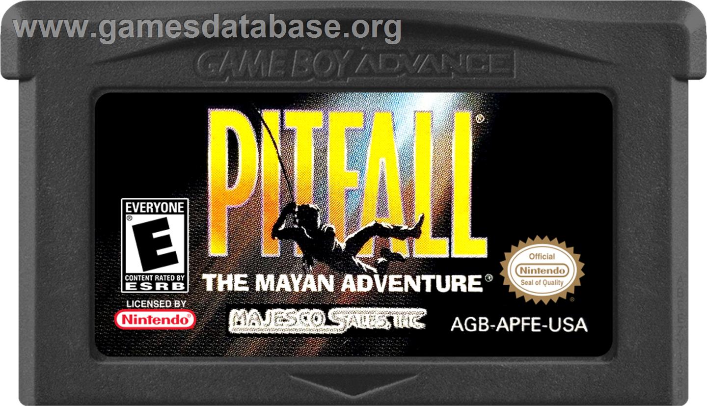 Pitfall - The Mayan Adventure - Nintendo Game Boy Advance - Artwork - Cartridge