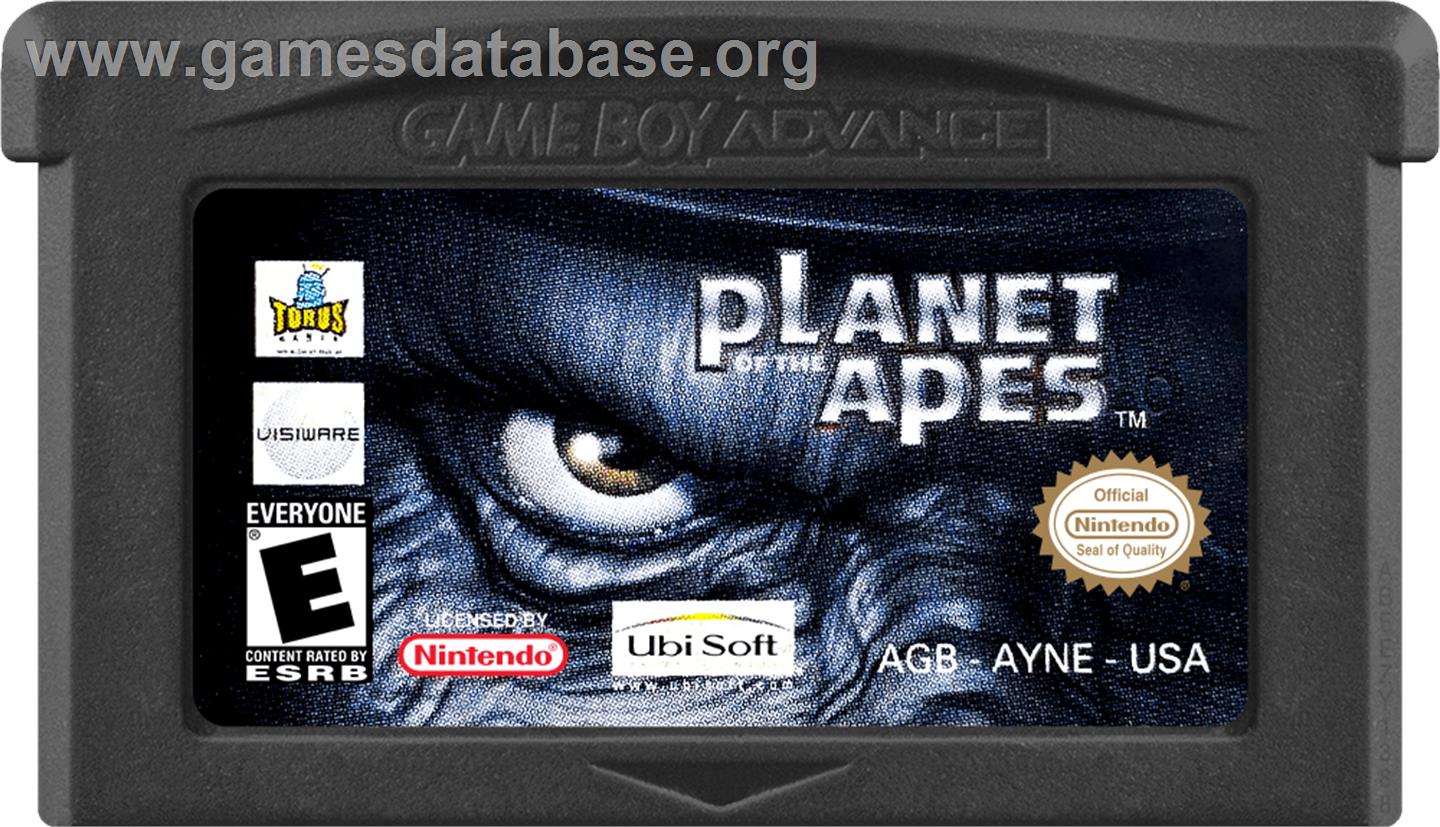 Planet Of The Apes - Nintendo Game Boy Advance - Artwork - Cartridge