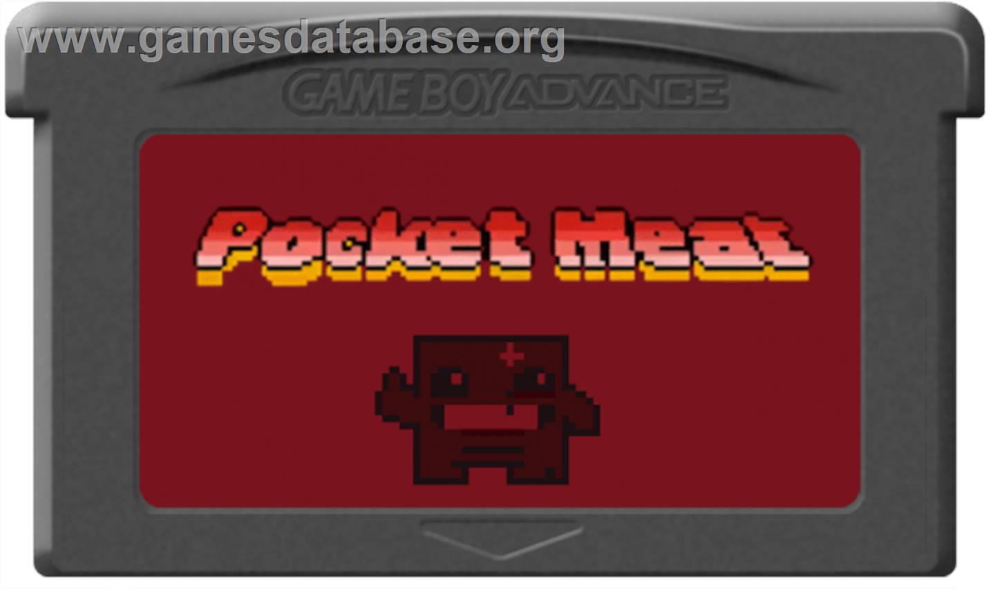 Pocket Meat - Nintendo Game Boy Advance - Artwork - Cartridge