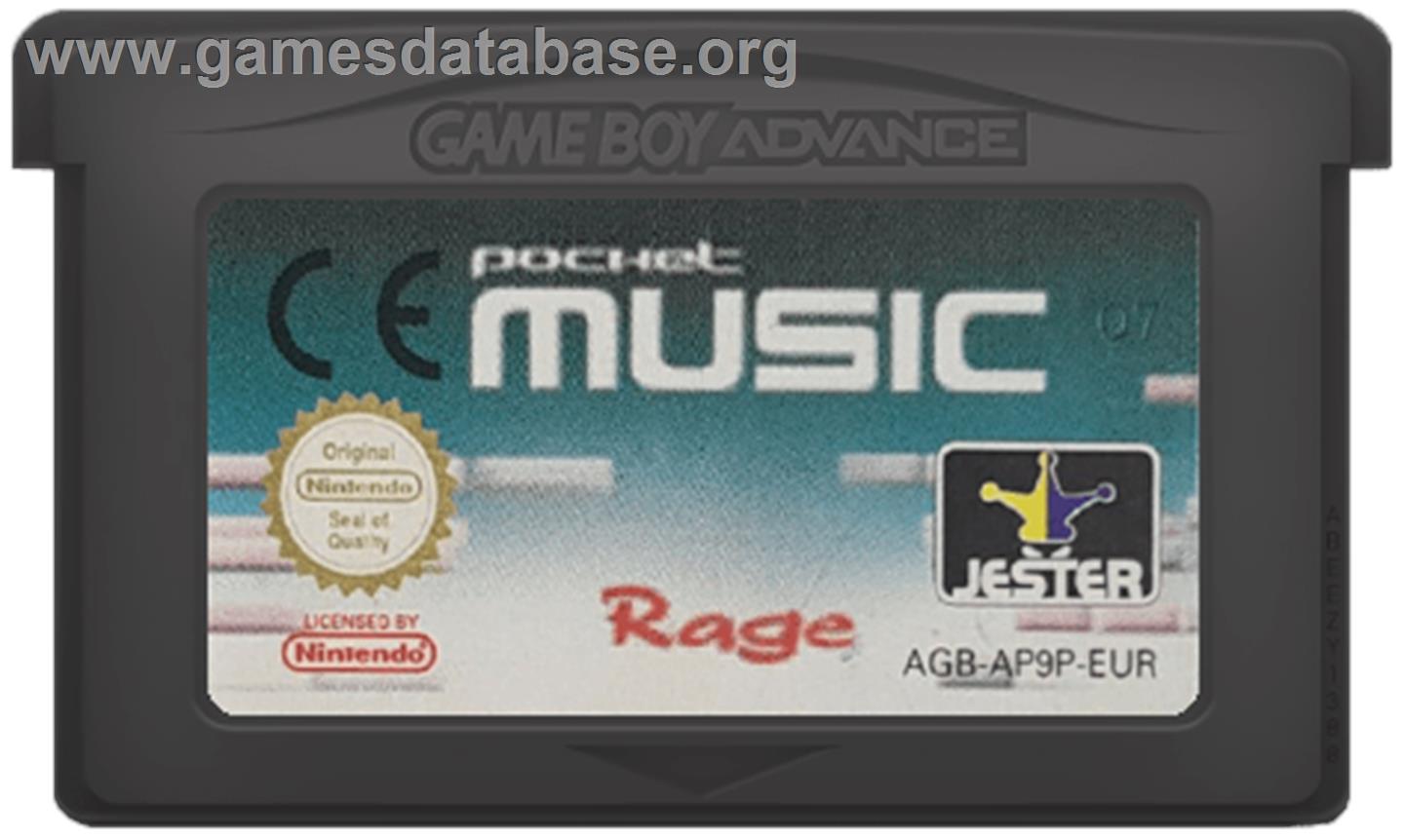 Pocket Music - Nintendo Game Boy Advance - Artwork - Cartridge