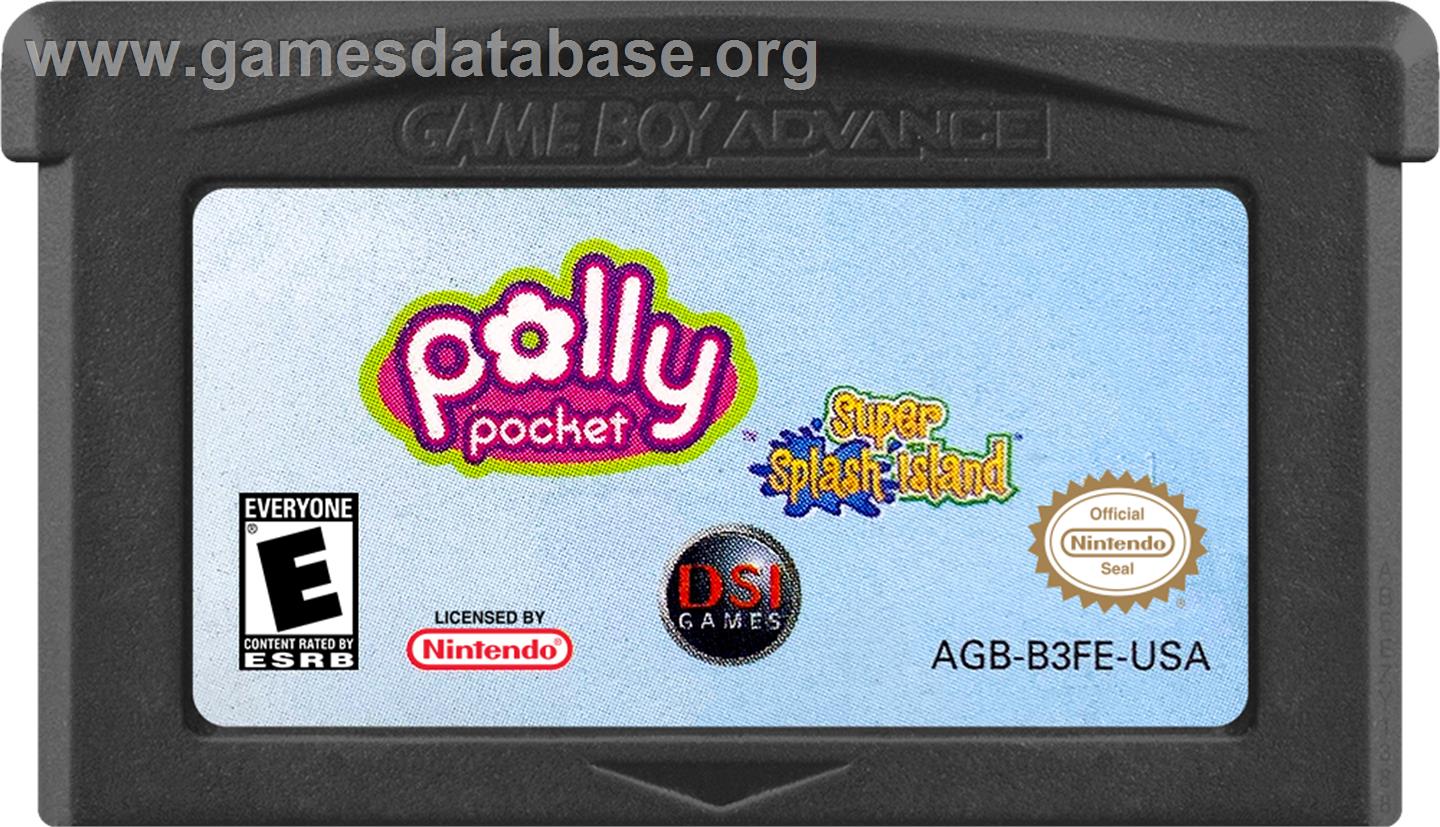 Polly Pocket ! Super Splash Island - Nintendo Game Boy Advance - Artwork - Cartridge