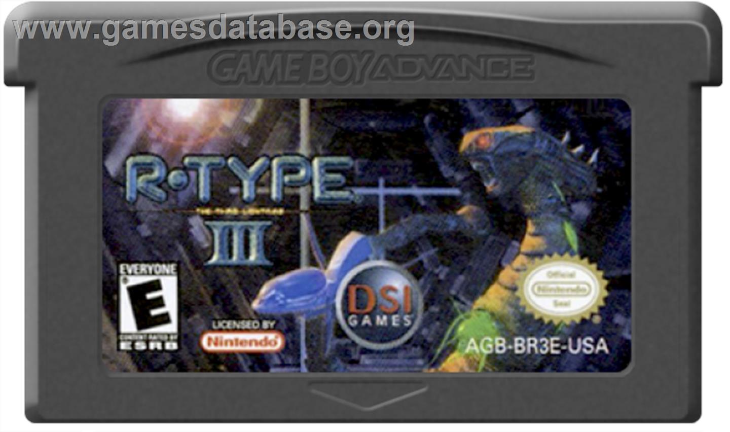 R-Type III: The Third Lightning - Nintendo Game Boy Advance - Artwork - Cartridge