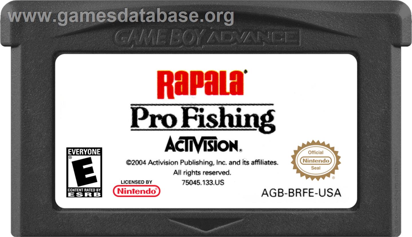 Rapala Pro Fishing - Nintendo Game Boy Advance - Artwork - Cartridge