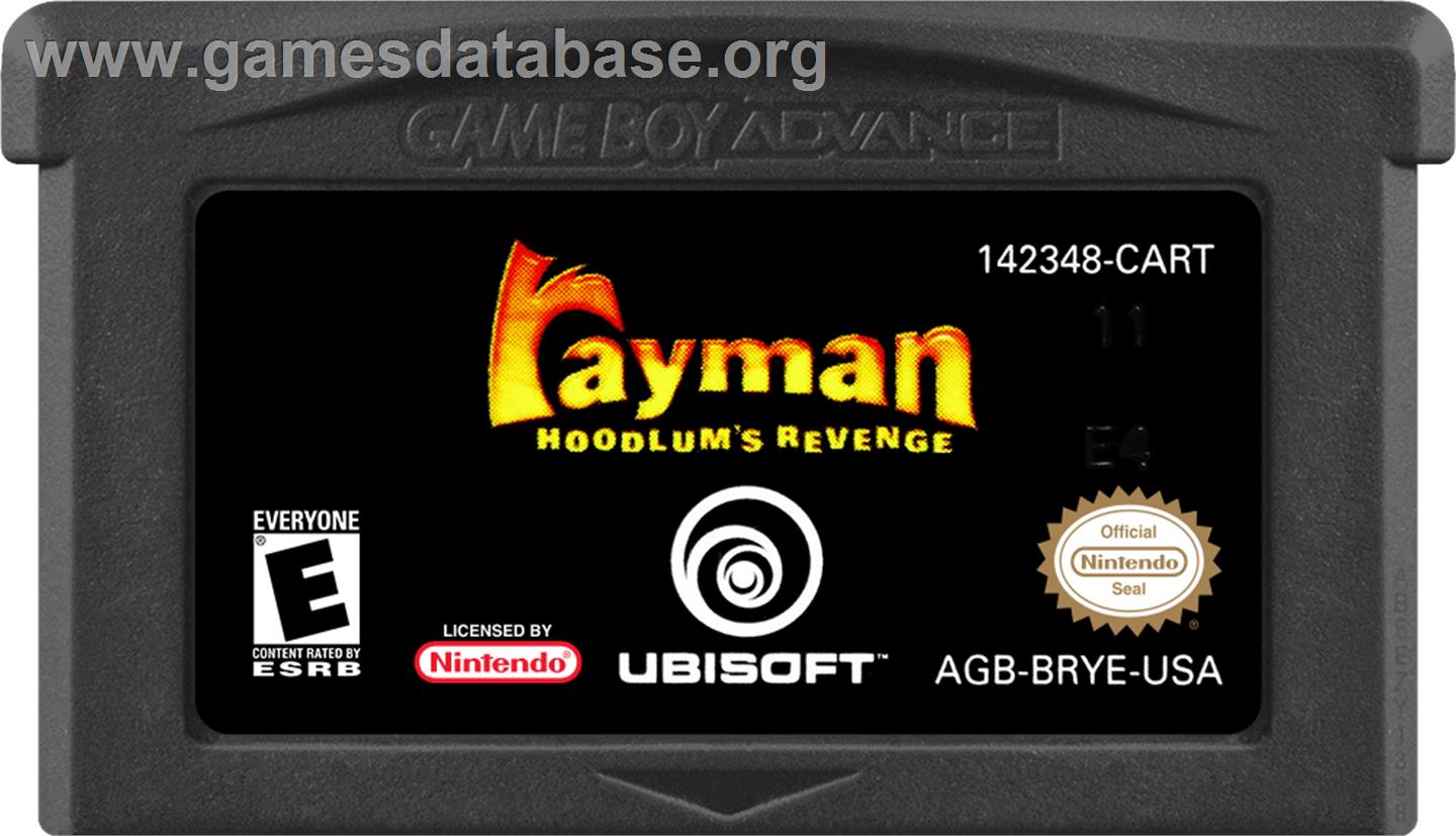 Rayman - Hoodlum's Revenge - Nintendo Game Boy Advance - Artwork - Cartridge