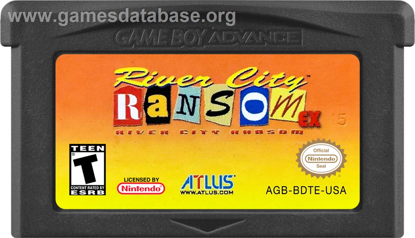 River City Ransom Ex - Nintendo Game Boy Advance - Artwork - Cartridge