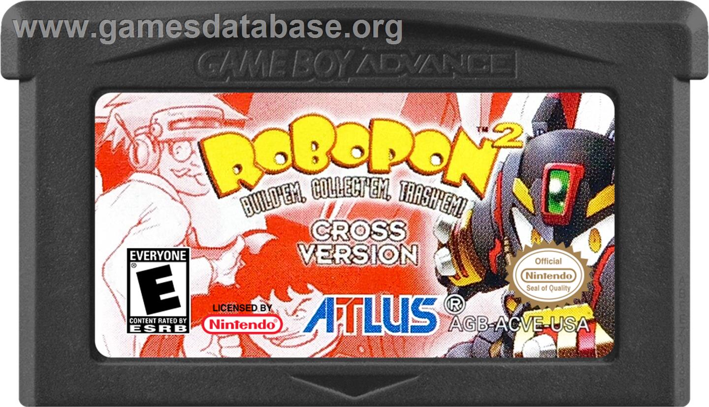 Robopon 2 - Cross Version - Nintendo Game Boy Advance - Artwork - Cartridge